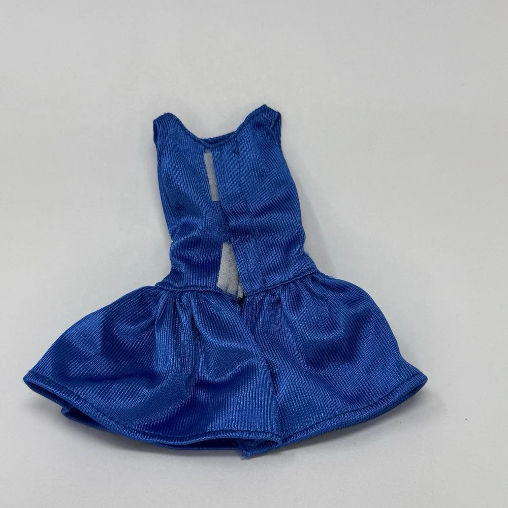 Mattel Barbie Fashion Dress Royal Blue Original Barbie‎ Short Dress Pink Tag